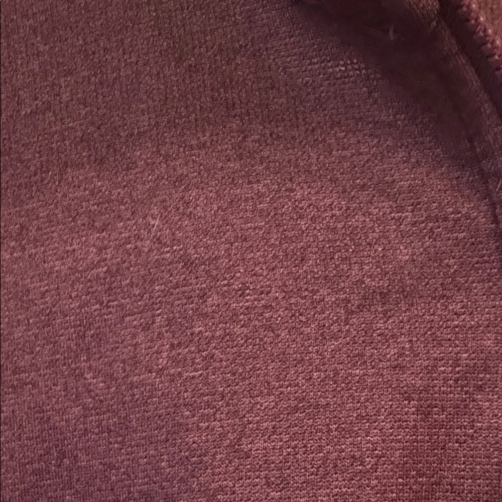 The North Face Burgundy Quarter-Zip Pullover men’s large